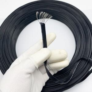 소프트 실리콘 고무 와이어 멀티 코어 병렬 6 핀 주석 구리 코브레 케이블 200m 30AWG