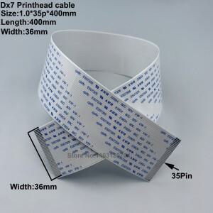 Epson Dx7 프린트 헤드 데이터 케이블 에코 솔벤트 프린터 플로터 FFC 플렉스 플랫 35 핀 p 40cm 길이 10개