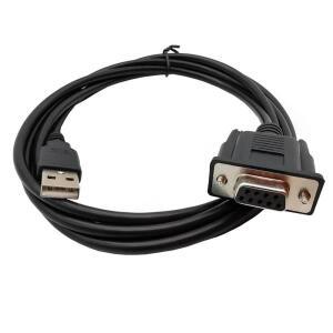 6FT RS232 DB9 암-USB 2.0 PLC 직렬 케이블, 프로그래밍 가능 논리 컨트롤러 1.8M에만 사용
