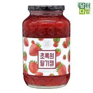 딸기잼 초록원 1kg 액상차