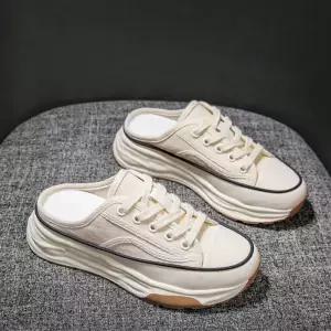 호피운동화 통굽 여성어글리운동화 여성캔버스화 스니커즈