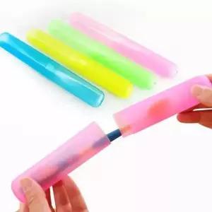 4p 프리미엄 휴대용칫 여행용 통 세트 치약 어린이집 솔통 칫솔 케이스 인기템 휴대용 보관