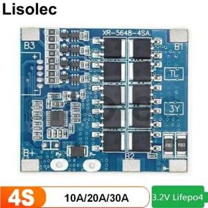 Lifepo4 밸런스 BMS 보드 18650 배터리 충전 및 방전 단락 보호 도구용 4S 12V 10A 30A
