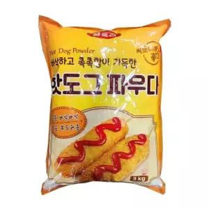 핫도그파우더 움트리 3KG 핫도그가루
