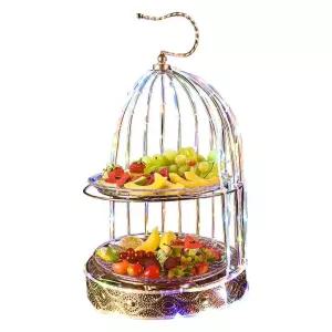 접시 플레이팅 그릇 플레이팅접시 디저트 케이크 새장 브런치 트레이 카페 스탠드 돔 케익 빵