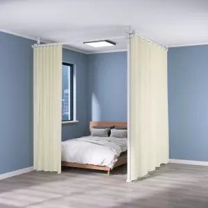 파티션 가림막 거실 현관 타공 접이식 진열대 사무실 병풍 칸막이 수납 철제 카페 가리개 공