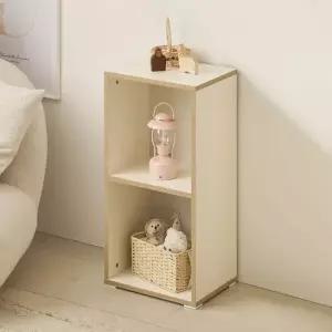 리노 400 2단 책장 아기 전면 아이 낮은 교구 책장 KD25300 착불