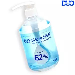듀오 손소독제 532ml 새니타이저 겔 에탄올 핸드 세정 허가