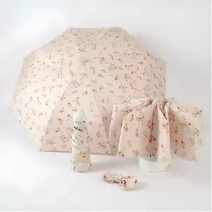 할머니 양산 우산 겸용 경량 자외선 차단 암막 꽃무늬