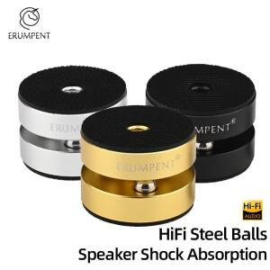 하이 퀄리티 오디오 애호가 충격 댐핑 패드 스틸 볼 스탠드 발 스피커 안정기 CD 앰프 스파이크 4 개