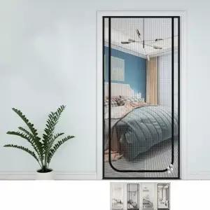 자석모기장 현관문 방묘문 지퍼방충문 안전문 칸막이 120x220cm 롤방충망