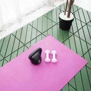 조립식마루발판 바닥발판마루 조립식 데크타일 베란다타일 사선형 9개