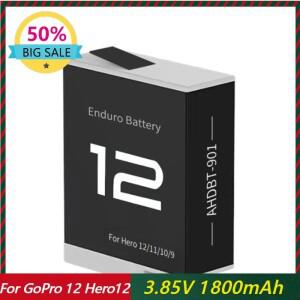 GoPro 12 Hero12용 충전식 디지털 배터리 1850mAh 3 슬롯 보관 충전기 박스 Hero 11 10 9 액세서리