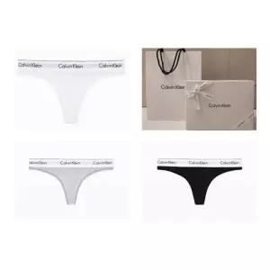 캘빈클라인 언더웨어 여성 모던코튼 티팬티 3종택1 F3786D-100-3 129694