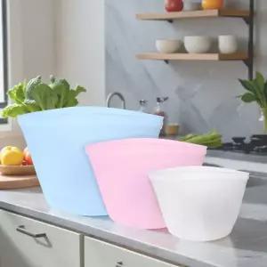 헬로제인 실리콘 지퍼백 3종(소+중+대) 세트