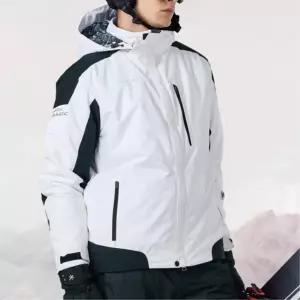 여성 스키복 보드복 후드 자켓 화이트 방풍점퍼 활용도높은재킷 방한복 겨울