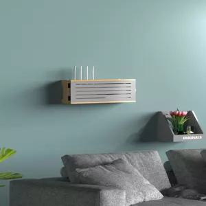 모던 벽걸이선정리 공유기거치대 와이파이 셋탑박 거치대