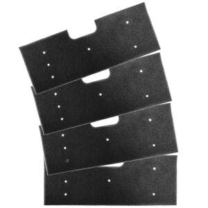 WH01X35719 보푸라기 가능 세탁기 필터 WH01X35719를 교체합니다 필터 GE 4팩 스펀지 재사용 손세탁 PFQ97HSPVDS 호환 콤보와 세탁기