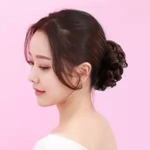 업스타일 똥머리 곱창 가발(소) 머리끈 똥머리가발 똥머리끈 당고 악세사리 올림머리 밴드
