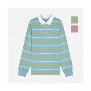 브랜드정품 뱅뱅 BANGBANG 여성 배색 스트라이프 럭비 카라티(CTM107) 355935