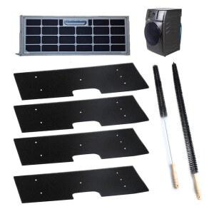 6팩 WH01X35719 보푸라기 콤보 필터 재사용 GE 필터 세탁기 가능 프로파일 PFQ97HSPVDS 교체 건조기 손세탁 모델용