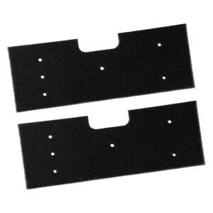 GE 프로필 WH01X35719용 세척 블랙 세탁기 건조기 가능 2PCS 필터 필터 보푸라기 재사용 교체용 콤보