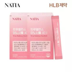 HLB제약 나티아 엽산 비타민 콜린 미오 나티아 트루밸런스 이노시톨 40:1 30포 *2박스(총 60포)
