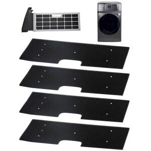 WH01X35719 보푸라기 손세탁 교체 가능 프로필 필터 재사용 GE PFQ97HSPVDS 콤보 올인원 4팩 콤보용 세탁기 건조기 모델용