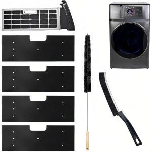 WH01X35719 보푸라기 재사용 모델용 스타일 브러시 2개의 4개의 콤보와 세탁기 통풍 GE PCS 가능한 필터 필터 손세탁 PFQ97HSPVDS 건조기