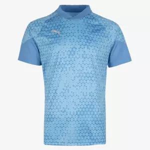 푸마 유니폼 단체티 하늘색 반팔티 헬스티셔츠 스포츠웨어 운동티 활동성을챙긴 편안하게입을수있는 나들이