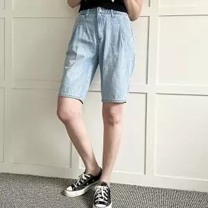 [셀러허브 패션]빅사이즈 603 이지밴드면청반바지 DLOP301 (47531509)