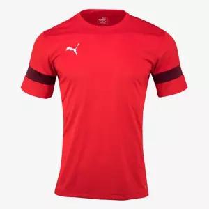 푸마 축구팀 티셔츠 유니폼 조기축구 레드 단체티 활동성을챙긴 야유회복장 바캉스 나들이 통기성좋은