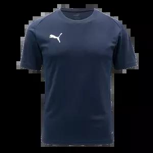 푸마 반팔저지 운동 헬스 라운드 반팔티 네이비 스포티한 활동성좋은 기본티셔츠 편리한 기능성상의 데일리