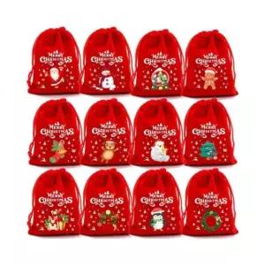크리스마스 산타 선물 주머니 초콜릿 교회 크리스마스 선물 단체 유치원 장식 포장 사탕 주머니