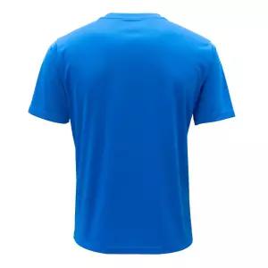 푸마 반팔저지 운동 헬스 라운드 파랑색 반팔티 편안하게입을수있는 스포츠코디 활력넘치는 등산복상의