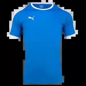 푸마 축구유니폼 저지 파랑반팔티 스포츠티셔츠 아웃도어룩 단체티 편한작업복 바캉스 등산복상의 편리한