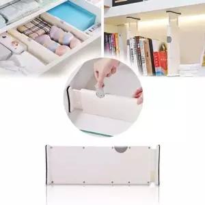 길이조절 서랍 수납 정리 칸막이 책장 선반 파티션-WD43AA4__