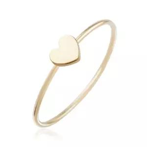 14K GOLD 하트 포인트 실 금 반지 8호_G807