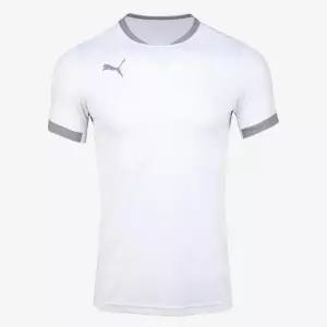 푸마 트레이닝 유니폼 티셔츠 풋살 화이트 단체복 기본티 야유회복장 아웃도어티 운동티 활력넘치는 데일리