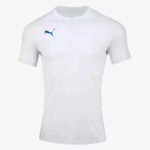 푸마 저지 반팔티 유니폼 슬림핏 화이트 행사단체복 운동티 헬스티셔츠 깔끔한 가볍고세련된 편리한 기본티