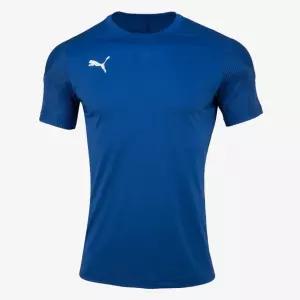 푸마 저지 반팔티 유니폼 슬림핏 블루 활동성을챙긴 활력넘치는 티셔츠 나들이 데일리 단체티 야유회복장