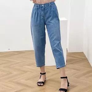 [셀러허브 패션]빅사이즈 603 8부워싱뒷밴딩청바지 DLOP213 (47531318)