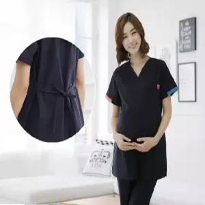 임산부 간호복 상의 치과 근무복 하의 의사 바지세트 병원 유니폼
