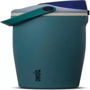 오왈라 프리십 스웨이 단열 스테인리스 물병 양방향 스파우트 빨대 및 버킷 손잡이 내장 여행 학교