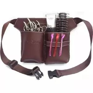 미용사 가위집 힙색 가방 허리 벨트 파우치 헤어 도구 수납 미용 도구함 이발