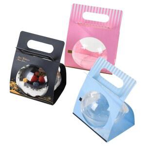 케이크 무스 투명 일회용 상자, 베이 하트 과자 요거트 컵케이크 케이크상자 시트