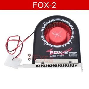 FOX-2 시스템 송풍기 컴퓨터 섀시 냉각 팬 PCI 슬롯 비트 쿨러 긴 수명 베어링 설계  공기 흐름 DC12V 2 핀