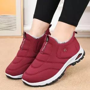 여성 겨울 필수 슬립온 스타일 기모 안감 패딩 슈즈 패딩화 할머니털 신발 털신 양털