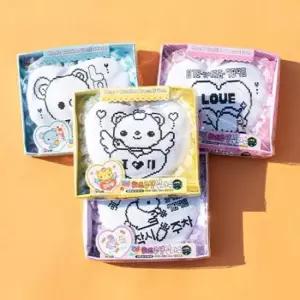 십자수용품 하트쿠션십자수(동물) (2개세트)