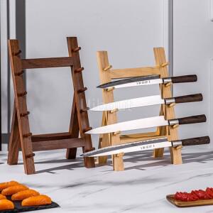 일본 총검 나무 칼 랙 나머지 홀더 스윙 선반 버드 스시 요리사 도구 메이커